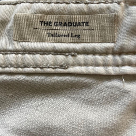 AG Adriano Goldschmied Men's Graduate Tailored Leg Pants Light Grey Size 33 x 34 - Picture 5 of 5